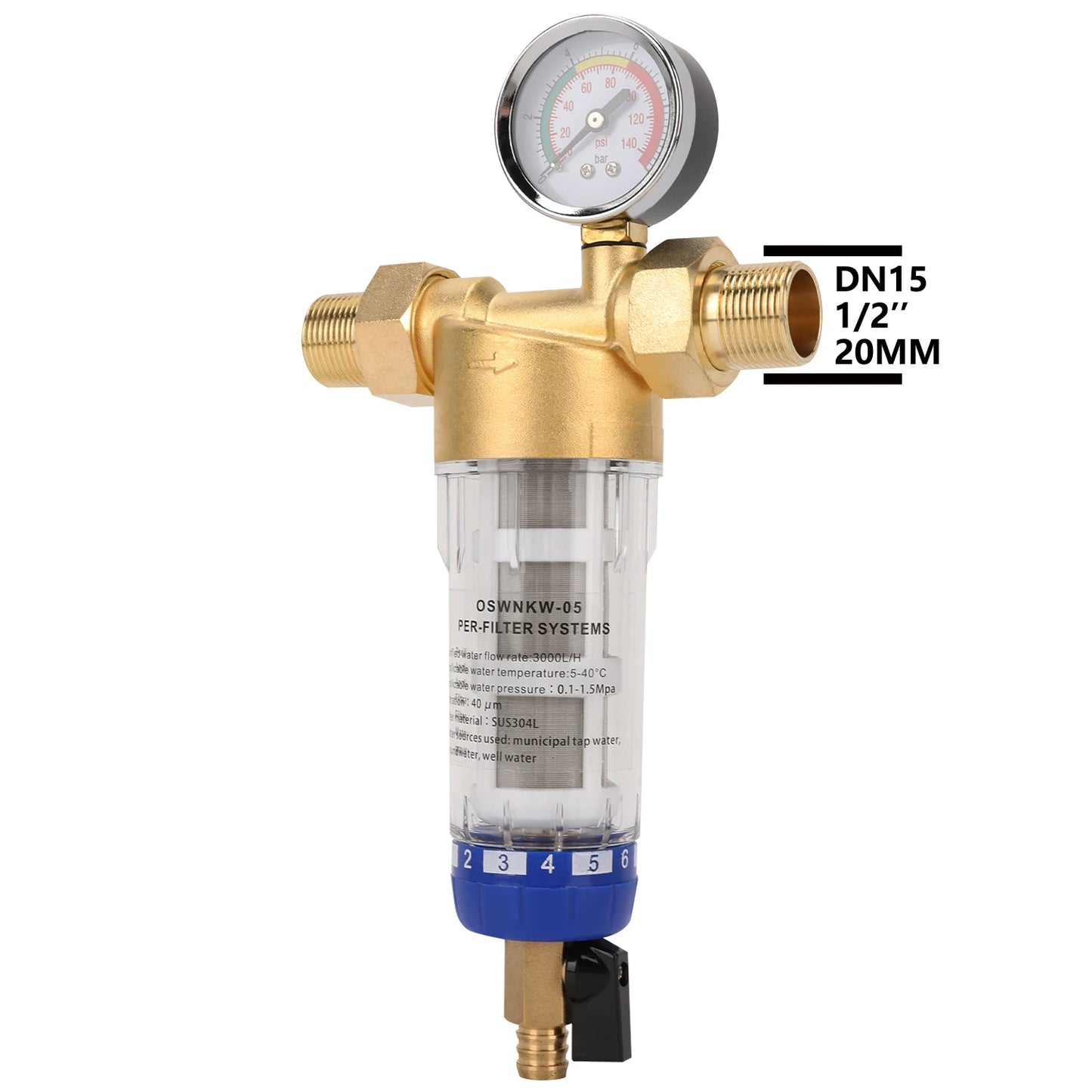HydraPure Zentral-Vorfilter OSWNKW-05